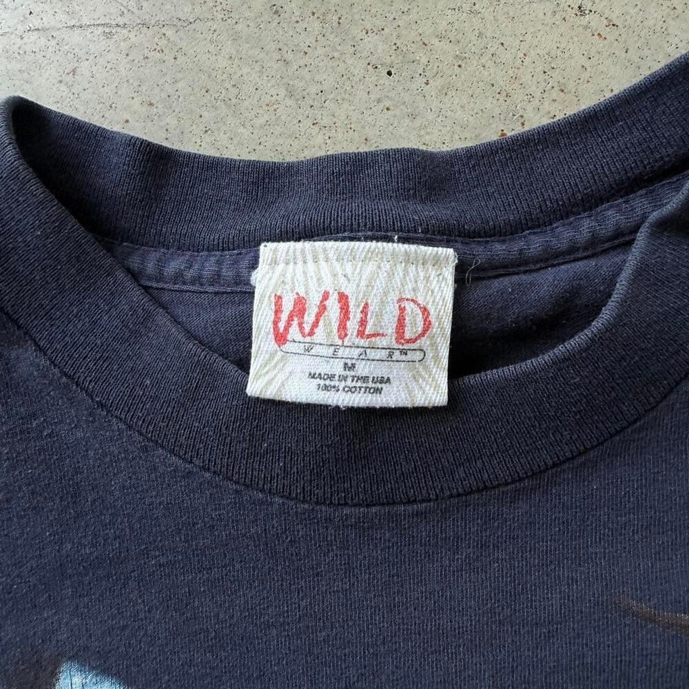 Vintage 90’s Wild Wear Knoxville Zoo Tiger Animal Nature Graphic T-shirt Size M - Picture 5 of 8